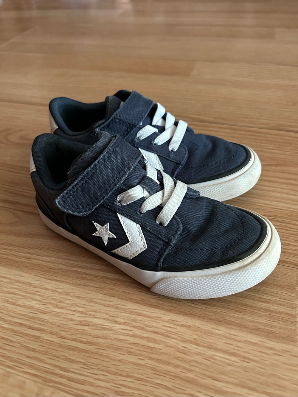 Converse Navy Belmont Easy One Star Low Top Sneakers Youth 11.5